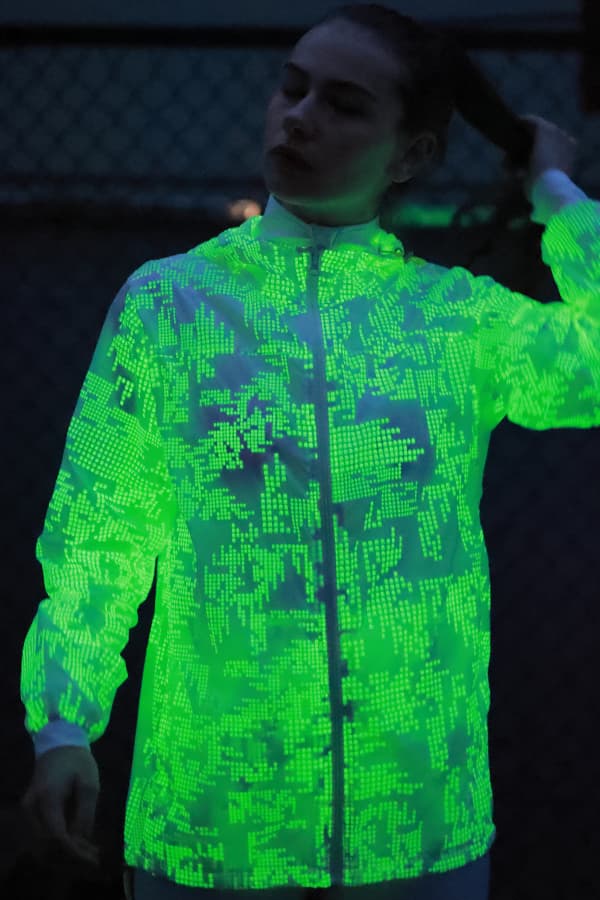 印花拼搏中国户外夜光服